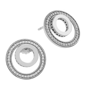 Forever Signature Stud Earring 925 Sterling Silver Jewelry