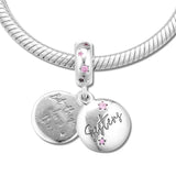 Sisters Dangle Charm 925 Silver European Bracelet DIY Beads