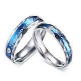 Forever Love Wedding Ring Couple Ring for Men and Women Jewelry