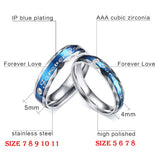 Forever Love Wedding Ring Couple Ring for Men and Women Jewelry