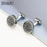 Vintage Wedding Cufflinks Men's Baroque Cuff Buttons Jewelry Gemelos
