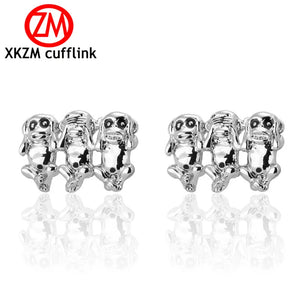 Formal Geometric Wedding Cufflink French Grooms Shirt Cuff Links