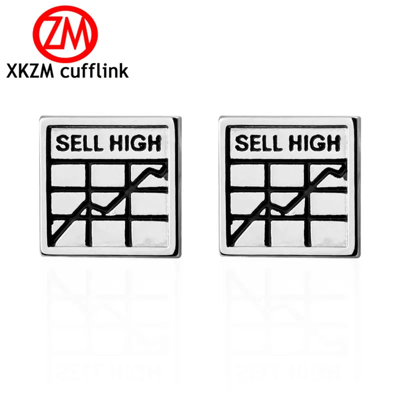 Geometric Wedding Cufflink French Grooms Shirt Cuff Links