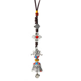 Tibetan Om Mani Padme Hum Car Mirror Hanging