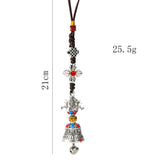 Tibetan Om Mani Padme Hum Car Mirror Hanging