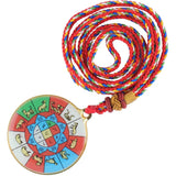 4 Arm Avalokitesvara Buddha Statue Thangka Necklace