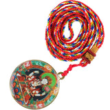 4 Arm Avalokitesvara Buddha Statue Thangka Necklace