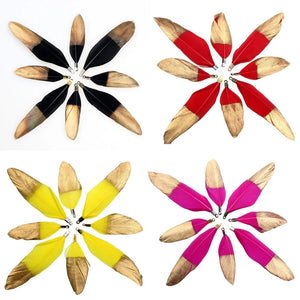 Colorful Feather Tassel Pendant DIY Jewelry Making