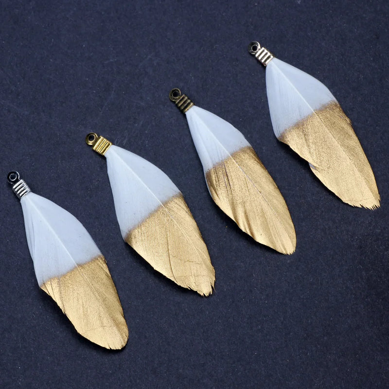 Colorful Feather Tassel Pendant DIY Jewelry Making