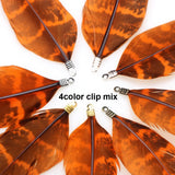Colorful Dot Feather Tassel Pendant DIY Jewelry Making