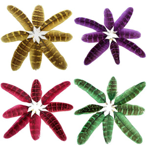 Colorful Dot Feather Tassel Pendant DIY Jewelry Making
