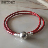 925 Sterling Silver Leather Bracelets For Women DIY Making