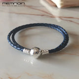 925 Sterling Silver Leather Bracelets For Women DIY Making