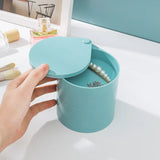 4 Layers Jewelry Storage Box Rotating Organizer with Cover