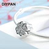 Four Leaf Clover Clip Charm for Pan Bracelet DIY Jewelry Berloque