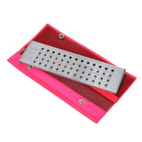 Tungsten Carbide Wire Drawplate - 52 Round Holes - 0.26 to 4.10mm