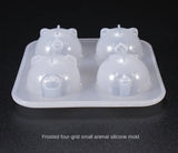 4 Grid Chicken & Pig Silicone Mold Epoxy Resin Crafts