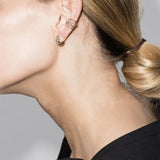 4-layer Zircon Ear Bone Clip, European American Joker Ear Clip