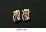 4-Piece Necklace Ring Earrings Set for Weddings and Parties