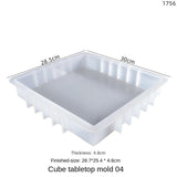 Epoxy Resin Square Silica Gel Mold for DIY Jewelry Plate