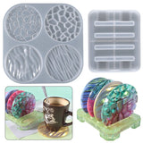 4-Wave Round Silicon Gel Epoxy Resin Mold for Cup Cushion Base and Support
