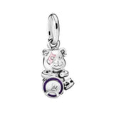 Fox And Rabbit Charm 925 Sterling Silver Beads for Bracelet Diy Jewelry
