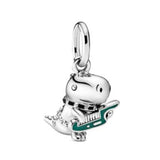 Fox And Rabbit Charm 925 Sterling Silver Beads for Bracelet Diy Jewelry