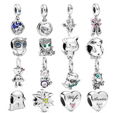 Fox And Rabbit Charm 925 Sterling Silver Beads for Bracelet Diy Jewelry