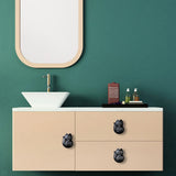Fox Door Drawer Obsidian Cabinet Pull Handle Furniture Retro Decor