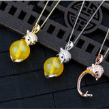 Fox Pendant Blank For 12mm Round Beads/Pearls Plated 925 Silver