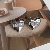 Foxanry Pearl Stud Earrings Prevent Allergy For Women Girls Jewelry Gift