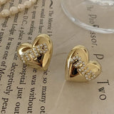 Foxanry Pearl Stud Earrings Prevent Allergy For Women Girls Jewelry Gift