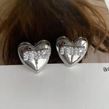 Foxanry Pearl Stud Earrings Prevent Allergy For Women Girls Jewelry Gift