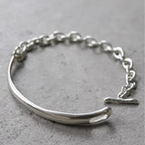 Foxanry Geometric Chain Bracelet for Women Couples Birthday Jewelry