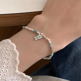 Foxanry Fish Pendant Beaded Bracelet for Women - Good Luck Birthday Jewelry