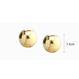 Foxanry INS Silver Bead Earrings for Women Wedding Party Bride Gift