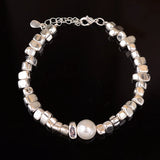 Foxanry Irregular Geometric Chain Bracelets for Women Couples