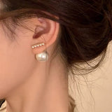 Foxanry Pearl Stud Earrings Wedding Gift Jewelry