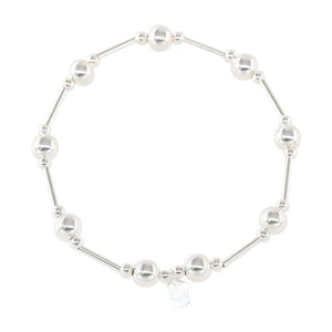 Foxanry Minimalist Elasticity Bracelets for Women Couples