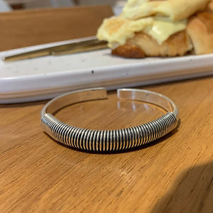 Foxanry Minimalist Silver Bracelet for Women