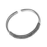 Foxanry Minimalist Silver Bracelet for Women