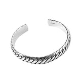 Foxanry Silver Punk Bracelet Thai Silver Jewelry Vintage Party Accessories