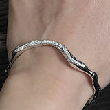 Foxanry Non-fading Bracelets for Women Vintage Creative Irregular Geometric