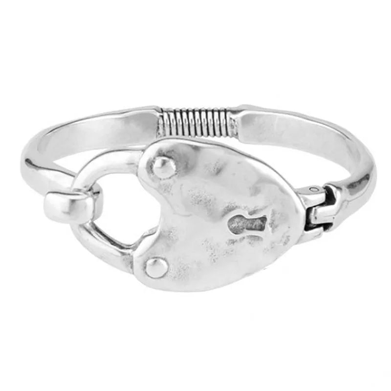 Foxanry Silver Bracelet Vintage Punk Hiphop Party Jewelry