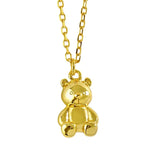 Foxanry Stamp Necklace for Women Party Jewelry Birthday Bear Pendant