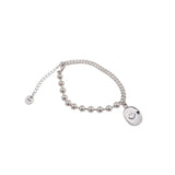 Foxanry Smiley Face Chain Bracelet Vintage Hip Hop Party Jewelry