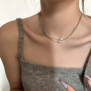 Foxanry Stamp Sweater Necklace Vintage Charm Pin Party Jewelry Women