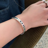 Foxanry Summer Silver Stars Bracelet