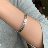 Foxanry Summer Silver Stars Bracelet