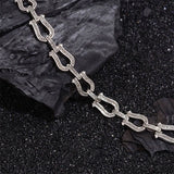 Foxanry Vintage Punk Chain Bracelets Hollow Geometry Jewelry